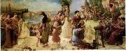 Arab or Arabic people and life. Orientalism oil paintings  317